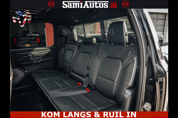 Dodge Ram LIMITED 2026 5.7 V8 HEMI | MAXIMAAL UITGERUST | DUBBELE CABINE | 5 PERSOONS | DC | Allernieuwste Limited uitvoering – volledig uitgerust met alle opties, inclusief MWK en normale laadbak Voorraad nr 3806