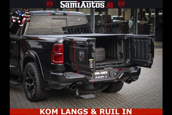 Dodge Ram LIMITED 2026 5.7 V8 HEMI | MAXIMAAL UITGERUST | DUBBELE CABINE | 5 PERSOONS | DC | Allernieuwste Limited uitvoering – volledig uitgerust met alle opties, inclusief MWK en normale laadbak Voorraad nr 3806