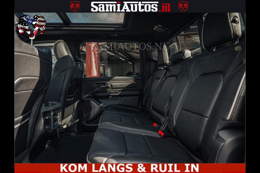 Dodge Ram LIMITED 2026 5.7 V8 HEMI | MAXIMAAL UITGERUST | DUBBELE CABINE | 5 PERSOONS | DC | Allernieuwste Limited uitvoering – volledig uitgerust met alle opties, inclusief MWK en normale laadbak Voorraad nr 3806