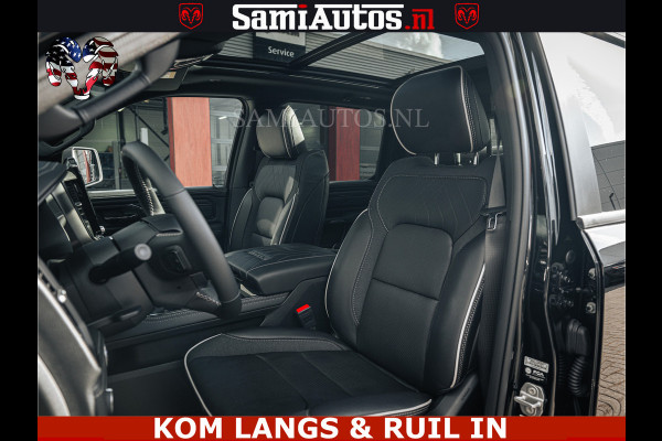 Dodge Ram LIMITED 2026 5.7 V8 HEMI | MAXIMAAL UITGERUST | DUBBELE CABINE | 5 PERSOONS | DC | Allernieuwste Limited uitvoering – volledig uitgerust met alle opties, inclusief MWK en normale laadbak Voorraad nr 3806