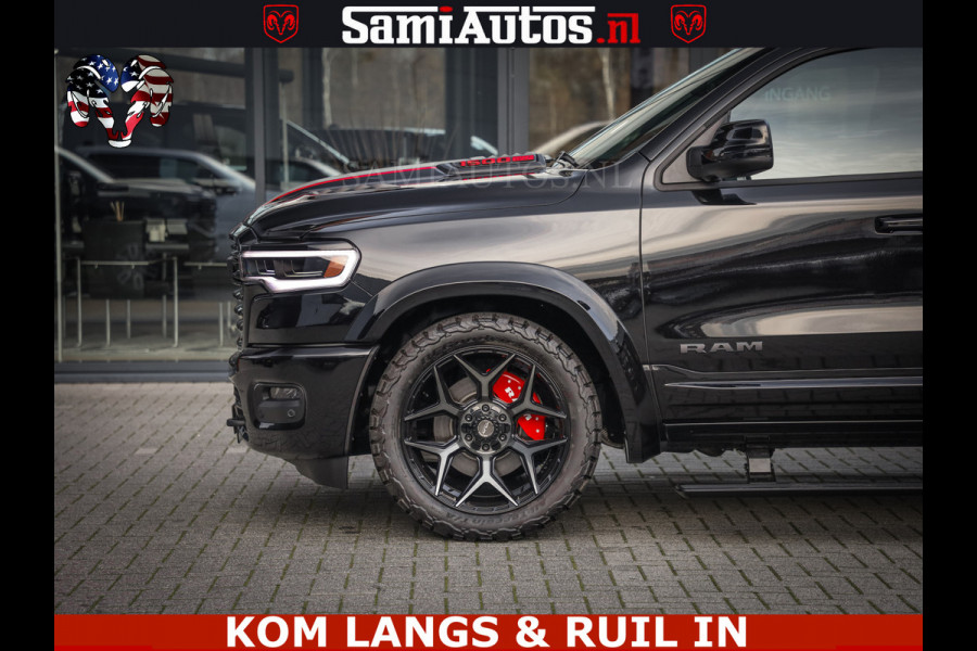 Dodge Ram LIMITED 2026 5.7 V8 HEMI | MAXIMAAL UITGERUST | DUBBELE CABINE | 5 PERSOONS | DC | Allernieuwste Limited uitvoering – volledig uitgerust met alle opties, inclusief MWK en normale laadbak Voorraad nr 3806