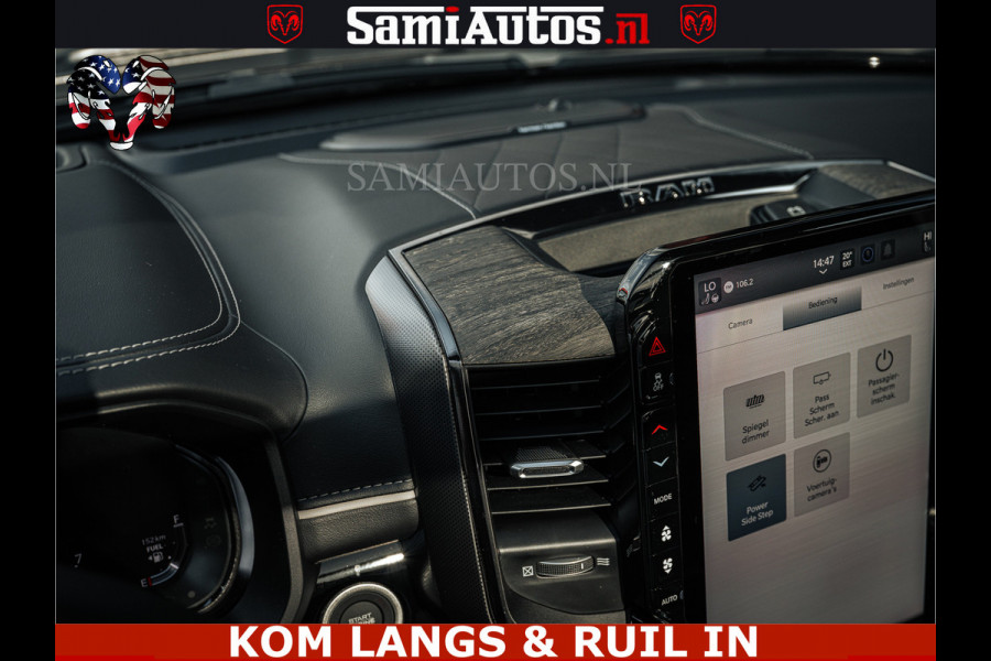 Dodge Ram LIMITED 2026 5.7 V8 HEMI | MAXIMAAL UITGERUST | DUBBELE CABINE | 5 PERSOONS | DC | Allernieuwste Limited uitvoering – volledig uitgerust met alle opties, inclusief MWK en normale laadbak Voorraad nr 3806