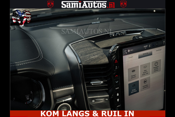 Dodge Ram LIMITED 2026 5.7 V8 HEMI | MAXIMAAL UITGERUST | DUBBELE CABINE | 5 PERSOONS | DC | Allernieuwste Limited uitvoering – volledig uitgerust met alle opties, inclusief MWK en normale laadbak Voorraad nr 3806