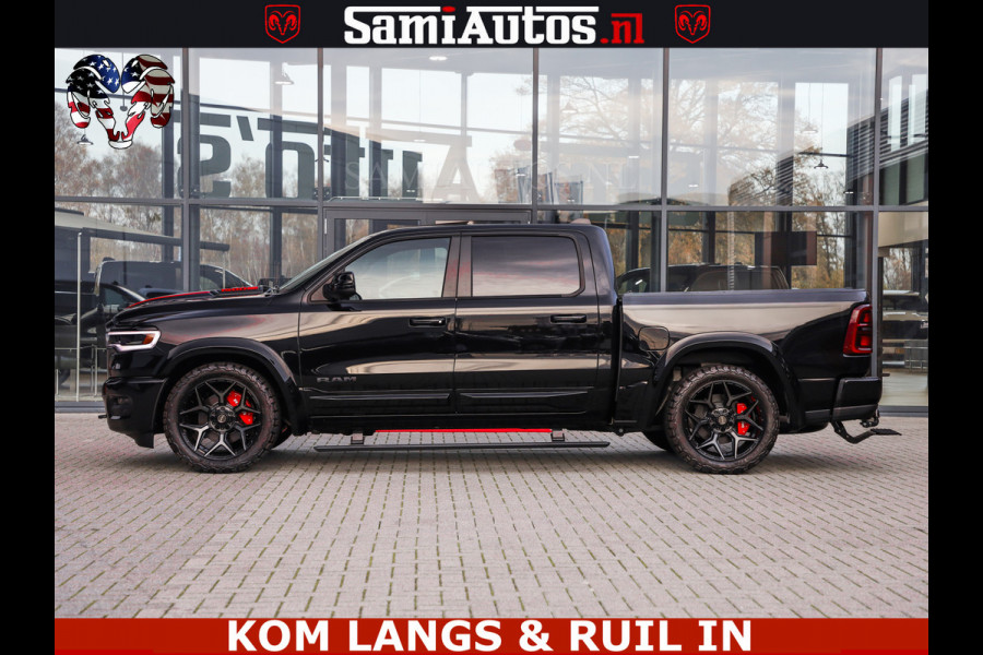 Dodge Ram LIMITED 2026 5.7 V8 HEMI | MAXIMAAL UITGERUST | DUBBELE CABINE | 5 PERSOONS | DC | Allernieuwste Limited uitvoering – volledig uitgerust met alle opties, inclusief MWK en normale laadbak Voorraad nr 3806