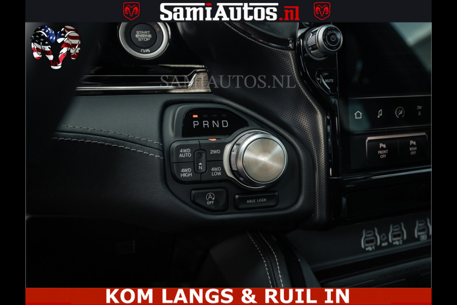 Dodge Ram LIMITED 2026 5.7 V8 HEMI | MAXIMAAL UITGERUST | DUBBELE CABINE | 5 PERSOONS | DC | Allernieuwste Limited uitvoering – volledig uitgerust met alle opties, inclusief MWK en normale laadbak Voorraad nr 3806