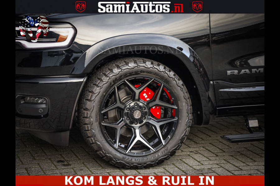 Dodge Ram LIMITED 2026 5.7 V8 HEMI | MAXIMAAL UITGERUST | DUBBELE CABINE | 5 PERSOONS | DC | Allernieuwste Limited uitvoering – volledig uitgerust met alle opties, inclusief MWK en normale laadbak Voorraad nr 3806