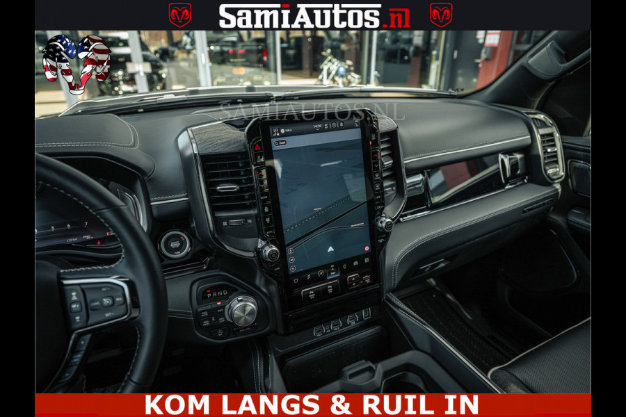 Dodge Ram LIMITED 2026 5.7 V8 HEMI | MAXIMAAL UITGERUST | DUBBELE CABINE | 5 PERSOONS | DC | Allernieuwste Limited uitvoering – volledig uitgerust met alle opties, inclusief MWK en normale laadbak Voorraad nr 3806