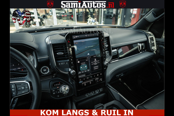 Dodge Ram LIMITED 2026 5.7 V8 HEMI | MAXIMAAL UITGERUST | DUBBELE CABINE | 5 PERSOONS | DC | Allernieuwste Limited uitvoering – volledig uitgerust met alle opties, inclusief MWK en normale laadbak Voorraad nr 3806