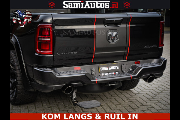 Dodge Ram LIMITED 2026 5.7 V8 HEMI | MAXIMAAL UITGERUST | DUBBELE CABINE | 5 PERSOONS | DC | Allernieuwste Limited uitvoering – volledig uitgerust met alle opties, inclusief MWK en normale laadbak Voorraad nr 3806