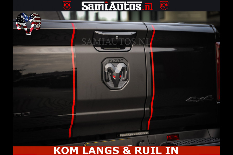 Dodge Ram LIMITED 2026 5.7 V8 HEMI | MAXIMAAL UITGERUST | DUBBELE CABINE | 5 PERSOONS | DC | Allernieuwste Limited uitvoering – volledig uitgerust met alle opties, inclusief MWK en normale laadbak Voorraad nr 3806
