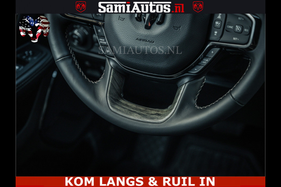 Dodge Ram LIMITED 2026 5.7 V8 HEMI | MAXIMAAL UITGERUST | DUBBELE CABINE | 5 PERSOONS | DC | Allernieuwste Limited uitvoering – volledig uitgerust met alle opties, inclusief MWK en normale laadbak Voorraad nr 3806