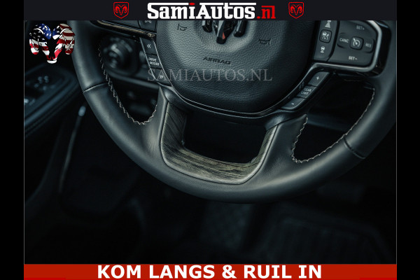 Dodge Ram LIMITED 2026 5.7 V8 HEMI | MAXIMAAL UITGERUST | DUBBELE CABINE | 5 PERSOONS | DC | Allernieuwste Limited uitvoering – volledig uitgerust met alle opties, inclusief MWK en normale laadbak Voorraad nr 3806