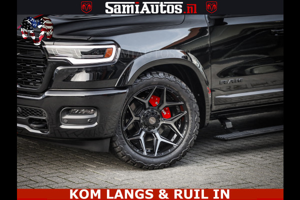 Dodge Ram LIMITED 2026 5.7 V8 HEMI | MAXIMAAL UITGERUST | DUBBELE CABINE | 5 PERSOONS | DC | Allernieuwste Limited uitvoering – volledig uitgerust met alle opties, inclusief MWK en normale laadbak Voorraad nr 3806