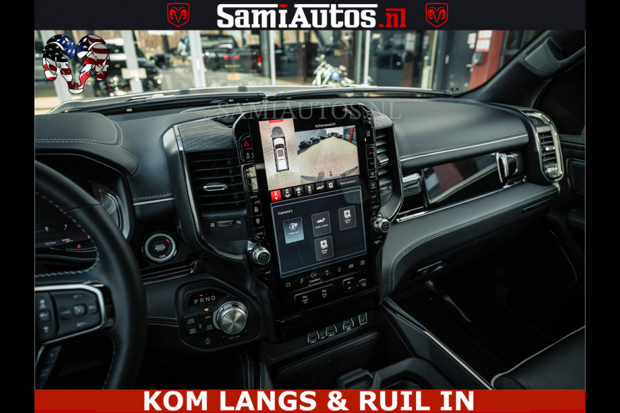 Dodge Ram LIMITED 2026 5.7 V8 HEMI | MAXIMAAL UITGERUST | DUBBELE CABINE | 5 PERSOONS | DC | Allernieuwste Limited uitvoering – volledig uitgerust met alle opties, inclusief MWK en normale laadbak Voorraad nr 3806
