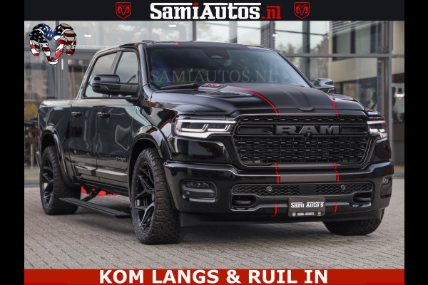 Dodge Ram LIMITED 2026 5.7 V8 HEMI | MAXIMAAL UITGERUST | DUBBELE CABINE | 5 PERSOONS | DC | Allernieuwste Limited uitvoering – volledig uitgerust met alle opties, inclusief MWK en normale laadbak Voorraad nr 3806
