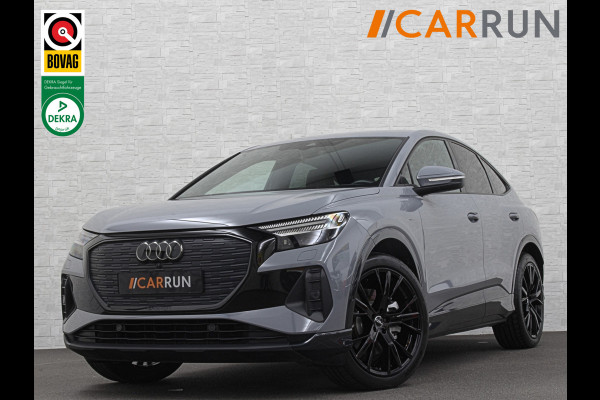 Audi Q4 Sportback e-tron 40 S-Line 77 kWh | Sportstoelen | H-Leder | ACC | Lane ass. | Virtual + | Black-Optic | Stoelverwarming | Camera | Matrix-Led | Getint Glas | Zwarte Hemelbekleding | MMi+ | 3-Zone Clima | Bovag Garantie |