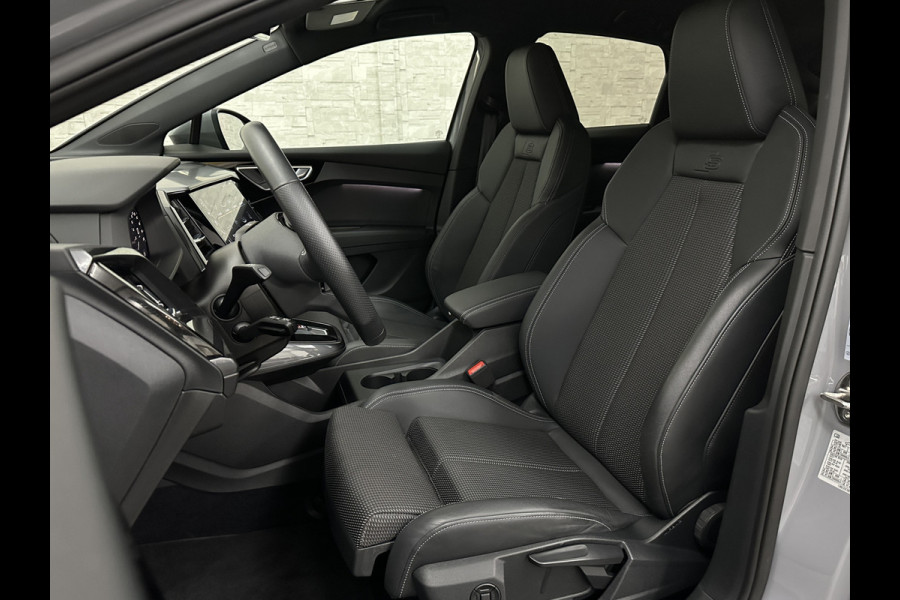 Audi Q4 Sportback e-tron 40 S-Line 77 kWh | Sportstoelen | H-Leder | ACC | Lane ass. | Virtual + | Black-Optic | Stoelverwarming | Camera | Matrix-Led | Getint Glas | Zwarte Hemelbekleding | MMi+ | 3-Zone Clima | Bovag Garantie |