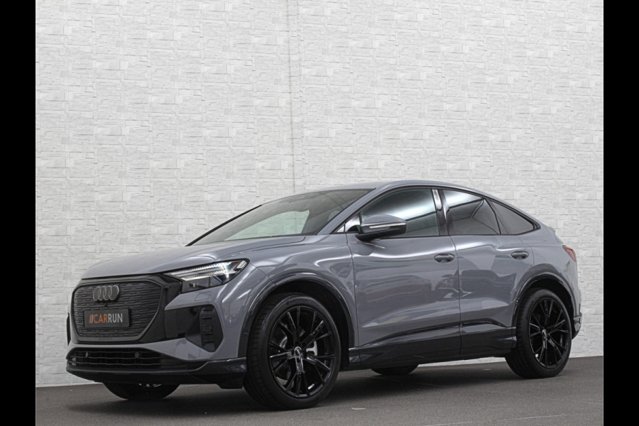 Audi Q4 Sportback e-tron 40 S-Line 77 kWh | Sportstoelen | H-Leder | ACC | Lane ass. | Virtual + | Black-Optic | Stoelverwarming | Camera | Matrix-Led | Getint Glas | Zwarte Hemelbekleding | MMi+ | 3-Zone Clima | Bovag Garantie |