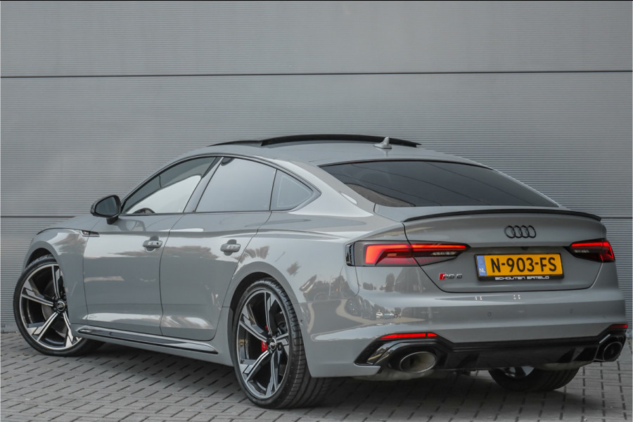 Audi RS5 Sportback 2.9 TFSI Quattro Pano Nardo RS Stoelen HUD ACC Black Optiek Sportuitlaat