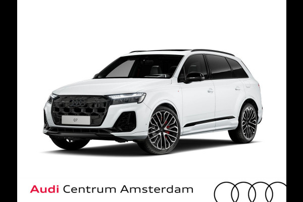 Audi Q7 60 TFSI e quattro Pro Line S Competition 490pk | Komt half augustus binnen | Panoramadak | Wegklapbare trekhaak |  Stoelventilatie/massage voorin | HD-matrix-led, laserlicht | Digitale oled-achterlichten | Bang & Olufsen Premium 3D | Leder Valcona S-logo ruitpatroon