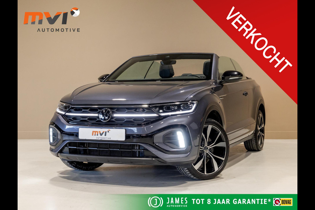Volkswagen T-Roc Cabrio 1.5 TSI 3x R-Line / 150pk / Beats / Leder / Stoel en stuur verwarming /