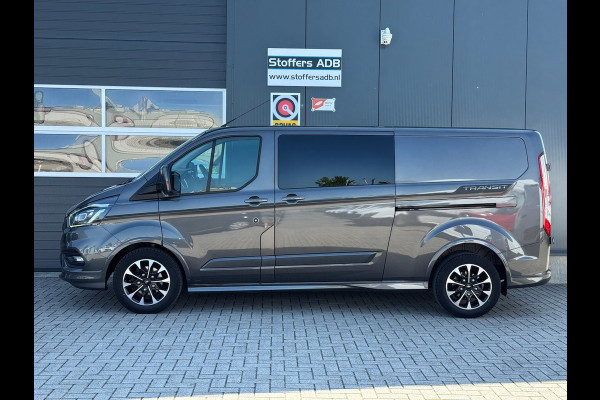 Ford Transit Custom 320 2.0 TDCI 185pk L2H1 Sport DC | L+R SCHUIF | Navi | Xenon | Raptor | Automaat | Trekhaak | 5-Zits