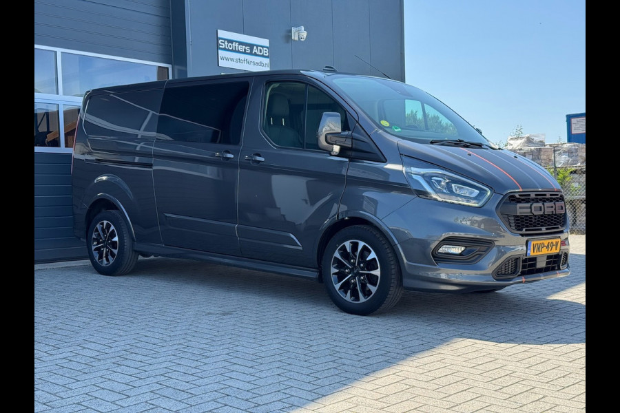 Ford Transit Custom 320 2.0 TDCI 185pk L2H1 Sport DC | L+R SCHUIF | Navi | Xenon | Raptor | Automaat | Trekhaak | 5-Zits