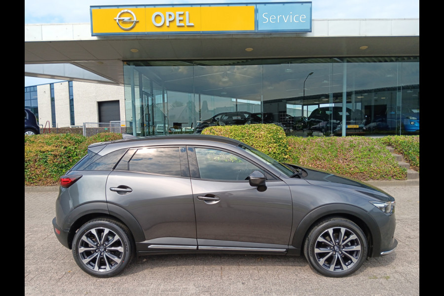Mazda CX-3 2.0 SkyActiv-G 120 GT-M Line AUTOMAAT, Navi, Clima, Head-up, 18" etc. incl. 12 MND BOVAGGARANTIE