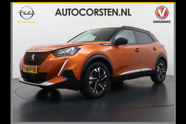 Peugeot e-2008 EV Allure 50kWh SOH 97% Two Tone 3D-Navi Stoelverwarming Apple Carplay Android Auto Ecc Cruise Control Regen-Lichtsensor Privacy Glas Keyless Connected-Apps DAB Bluetooth Led Lane Assist Isofix Dealeronderhouden 1e Eigenaar Origineel Nederlandse Auto