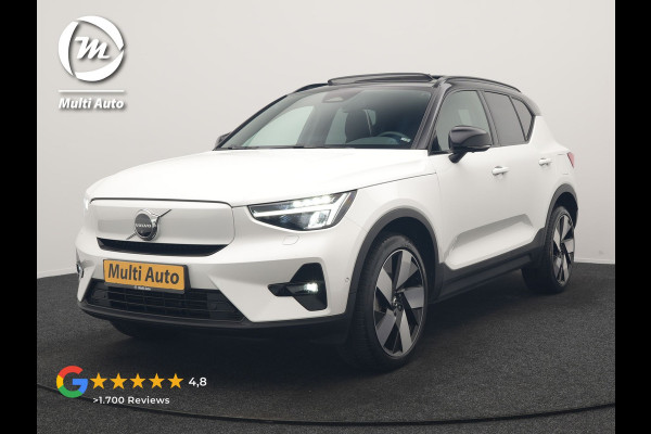 Volvo XC40 Recharge Ultimate 70 kWh 232pk Dealer O.H | Panodak | Adaptive Cruise | Harman / Kardon | 360 Camera | Alcantara Sportstoelen Memory & Verwarmd | Apple Carplay | Keyless | Stuurverwarming | BLIS | Google Assistant & Maps | Virtual | Navigatie | DAB | 20"L.M | Plug In Hybrid |