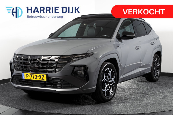 Hyundai Tucson 1.6 T-GDI HEV N Line Sky Orig. NL | S/K-Panodak | Adapt. Cruise | Stoel-+Stuurverw. | PDC | 360 Camera | NAV+App. Connect | ECC | Afn. Trekhaak | LM 19" |