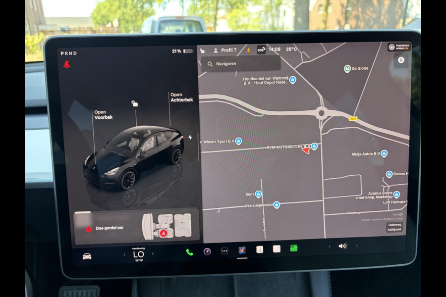 Tesla Model Y Long Range AWD 75 kWh SOH 98% | 20 INCH | TESLA FABRIEKSGARANTIE T/M 03-2028 OF 80.000 KM | TESLA FABRIEKSGARANTIE HOOGVOLTACCU & AANDRIJFLIJN T/M 03-2032 OF 192.000 KM |