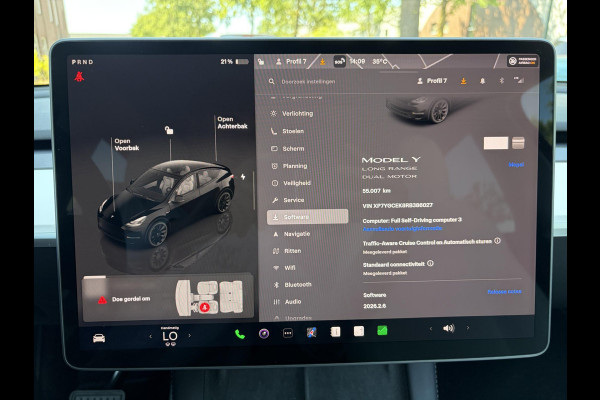 Tesla Model Y Long Range AWD 75 kWh SOH 98% | 20 INCH | TESLA FABRIEKSGARANTIE T/M 03-2028 OF 80.000 KM | TESLA FABRIEKSGARANTIE HOOGVOLTACCU & AANDRIJFLIJN T/M 03-2032 OF 192.000 KM |