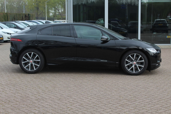 Jaguar I-PACE EV400 First Edition 90 kWh / Full option! / Trekhaak / Panoramadak / 360Camera / Head-up / 20'' / Luchtvering / Leder / Meridian / Stoel+Stuurverwarming / 4zone Airco / DAB / Dodehoek / ACC