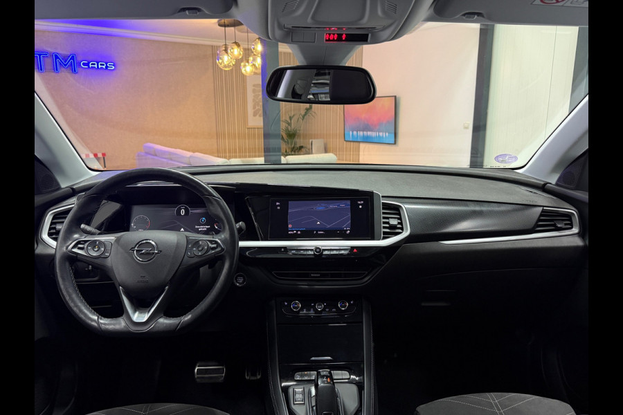 Opel Grandland Ultimate 1.2 Turbo AUT 130pk | Perla Nera Zwart | 360° Camera | Trekhaak | Elektr. Achterklep