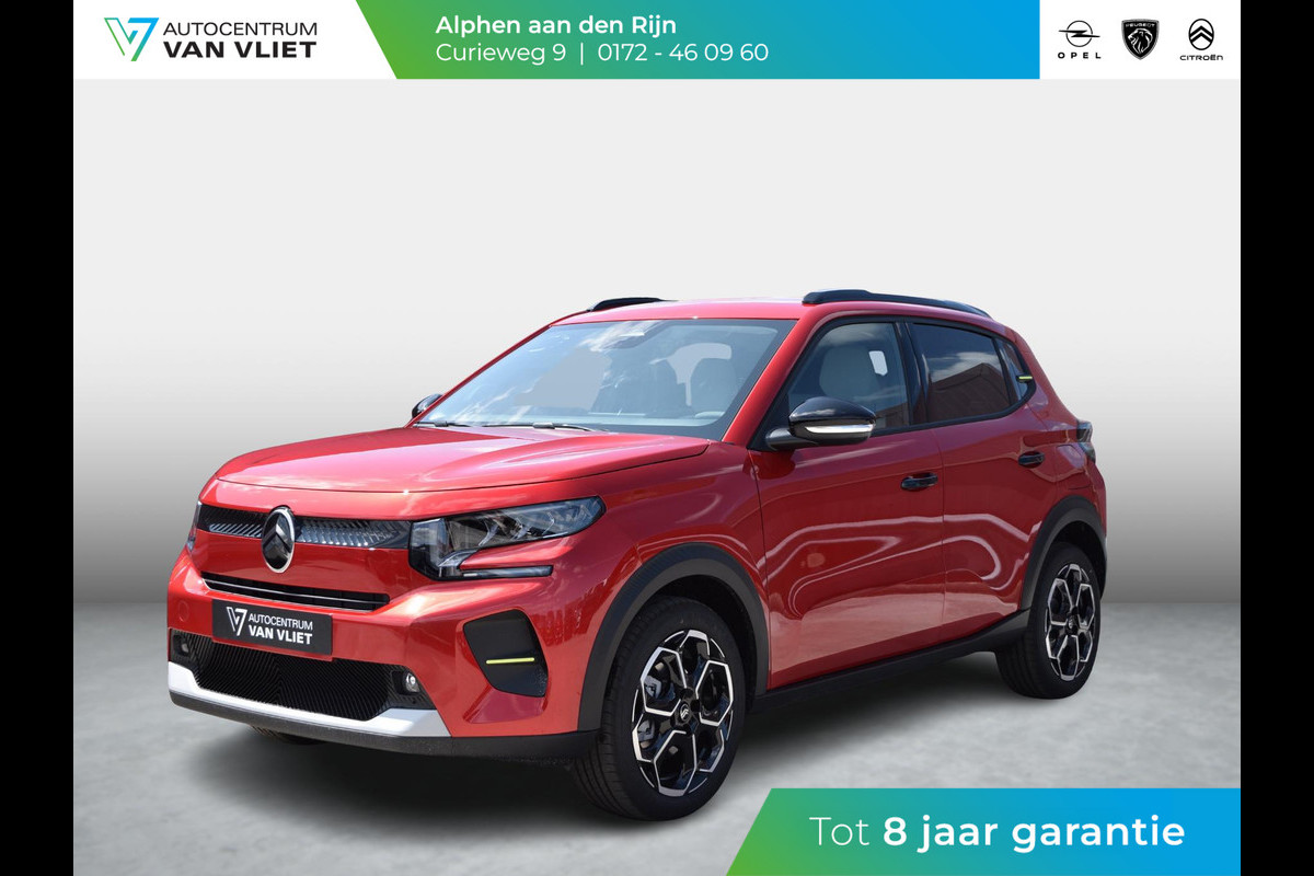 Citroën ë-C3 Max 113pk Comfort Range 44 kWh | VOORRAAD | STOELVERWARMING | VERWARMDE VOORRUIT | VERWARMD STUURWIEL | 17" LM VELGEN | NAVI | CLIMATE CONTROL |