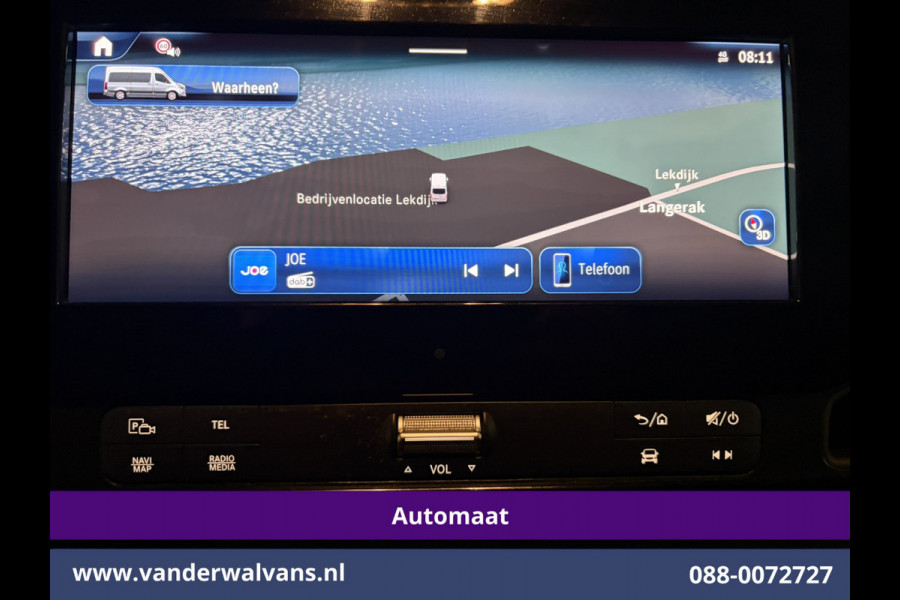 Mercedes-Benz Sprinter 317 CDI 170pk 9G-Tronic Automaat L2H2 2025 model Euro6 Airco | Camera | Navigatie | Adaptieve Cruisecontrol | LED Chauffeursstoel, Stoelverwarming, Parkeersensoren, Bjrijdersbank