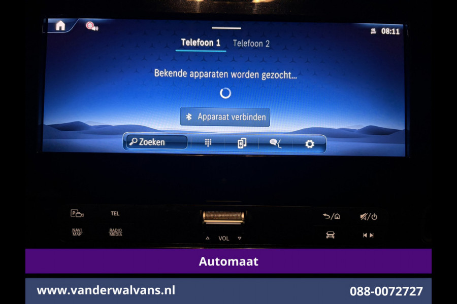 Mercedes-Benz Sprinter 317 CDI 170pk 9G-Tronic Automaat L2H2 2025 model Euro6 Airco | Camera | Navigatie | Adaptieve Cruisecontrol | LED Chauffeursstoel, Stoelverwarming, Parkeersensoren, Bjrijdersbank