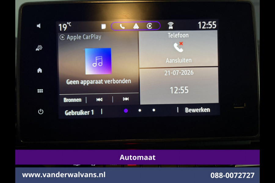 Renault Trafic 2.0 Blue dCi 150pk Automaat L2H1 Euro6 Airco | 2x zijdeur | LED | Apple Carplay Cruisecontrol, Parkeersensoren, Bijrijdersbank