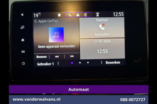 Renault Trafic 2.0 Blue dCi 150pk Automaat L2H1 Euro6 Airco | 2x zijdeur | LED | Apple Carplay Cruisecontrol, Parkeersensoren, Bijrijdersbank