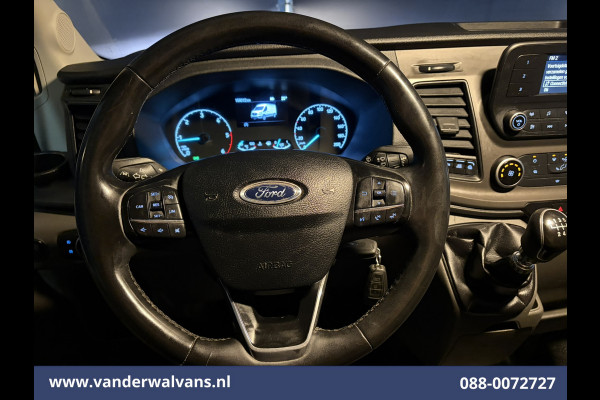Ford Transit 2.0 TDCI 131pk L3H2 Euro6 Airco | Camera | Cruisecontrol | Verwarmde Voorruit 270 Graden Achterdeuren, Parkeersensoren, Bijrijdersbank