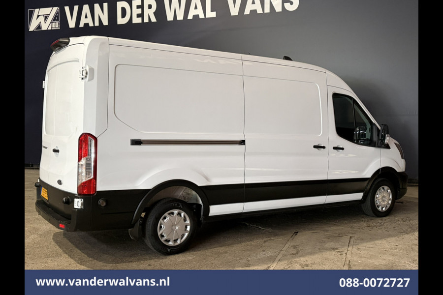 Ford Transit 2.0 TDCI 131pk L3H2 Euro6 Airco | Camera | Cruisecontrol | Verwarmde Voorruit 270 Graden Achterdeuren, Parkeersensoren, Bijrijdersbank