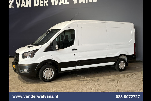 Ford Transit 2.0 TDCI 131pk L3H2 Euro6 Airco | Camera | Cruisecontrol | Verwarmde Voorruit 270 Graden Achterdeuren, Parkeersensoren, Bijrijdersbank