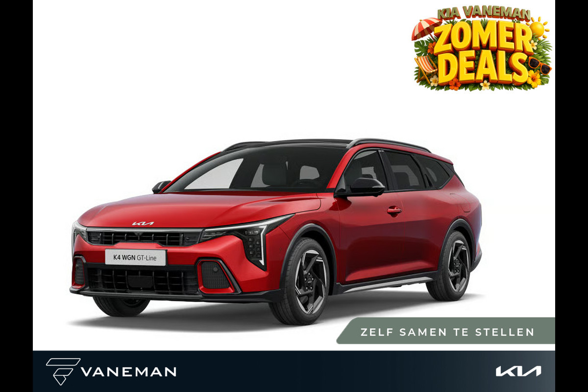 Kia K4 Sportswagon 1.0 T-GDi MHEV GT-Line Launch Edition | Cruise control adaptief met Stop&Go en stuurhulp | Zelf samen te stellen