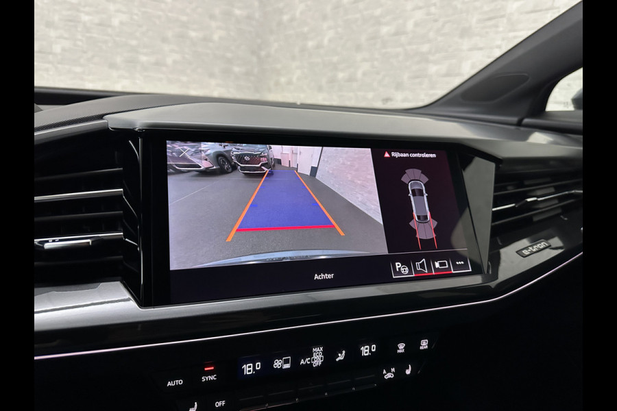 Audi Q4 Sportback e-tron 40 S-Line 77 kWh | Sportstoelen | SOH 98,5 % | H-Leder | ACC | Lane ass. | Virtual + | Black-Optic | Stoelverwarming | 5x Q4 OP VOORRAAD! | Camera | Matrix-Led | Getint Glas | Zwarte Hemelbekleding | MMi+ | 3-Zone Clima | Bovag Garantie |