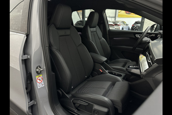 Audi Q4 Sportback e-tron 40 S-Line 77 kWh | Sportstoelen | SOH 98,5 % | H-Leder | ACC | Lane ass. | Virtual + | Black-Optic | Stoelverwarming | 5x Q4 OP VOORRAAD! | Camera | Matrix-Led | Getint Glas | Zwarte Hemelbekleding | MMi+ | 3-Zone Clima | Bovag Garantie |