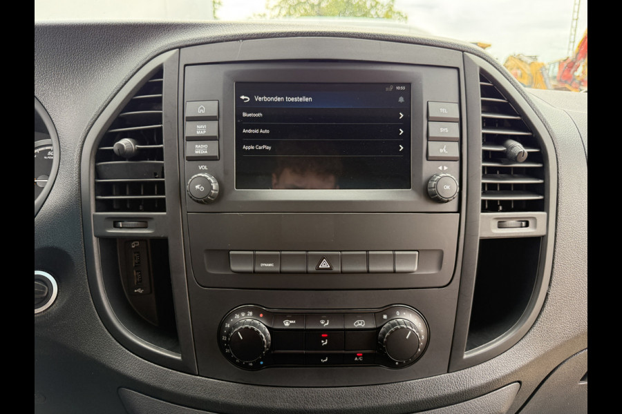 Mercedes-Benz eVito 112 66kWh L2 Elektrisch 96,3% (SOH) 280km WLTP Climate Control Cruise Control Carplay Camera Stoelverwarming Parkeersensoren