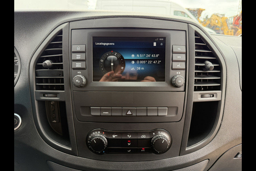 Mercedes-Benz eVito 112 66kWh L2 Elektrisch 96,3% (SOH) 280km WLTP Climate Control Cruise Control Carplay Camera Stoelverwarming Parkeersensoren