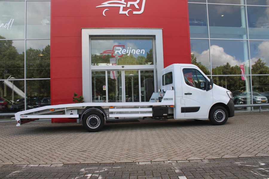 Renault Master T35 2.3 dCi 165PK L3 | OPRIJWAGEN | AUTOTRANSPORTER | 3500KG | LIER | CRUISE CONTROL | AIRCO | ZEEPPOMP EN KRAAN | VERLICHTING BUITENZIJDE | TREKHAAK | NIEUWE AUTO! |