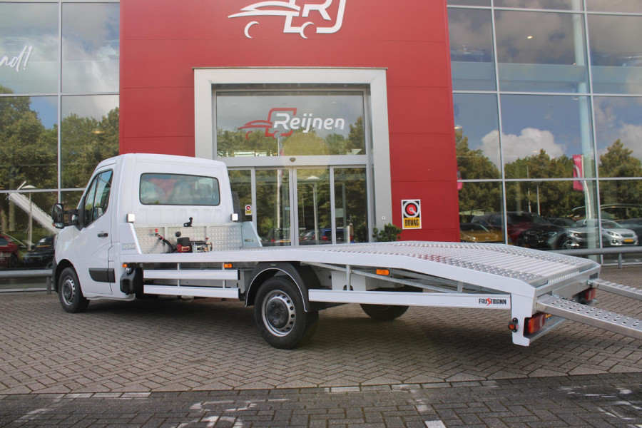 Renault Master T35 2.3 dCi 165PK L3 | OPRIJWAGEN | AUTOTRANSPORTER | 3500KG | LIER | CRUISE CONTROL | AIRCO | ZEEPPOMP EN KRAAN | VERLICHTING BUITENZIJDE | TREKHAAK | NIEUWE AUTO! |